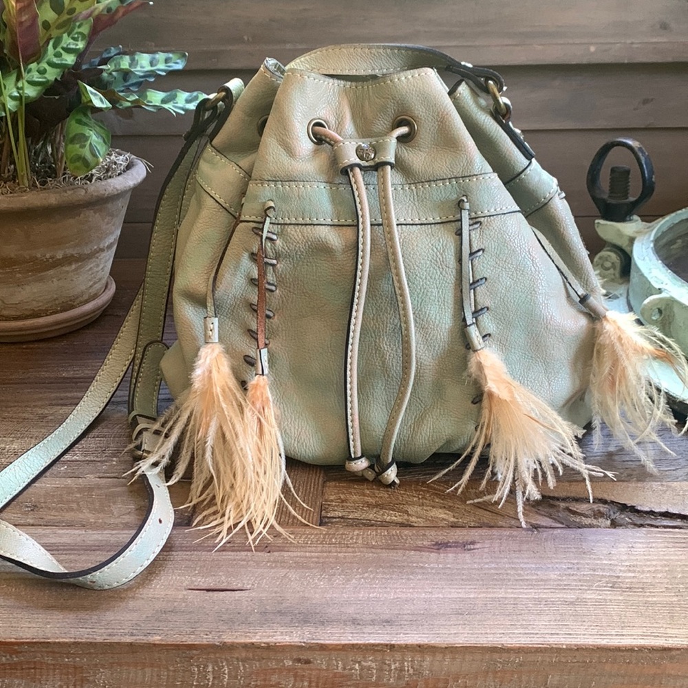 Patricia Nash Picerno Italian Leather Bucket Bag